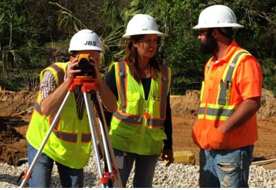 JBS Engineering field team on a Florida infrastructure project