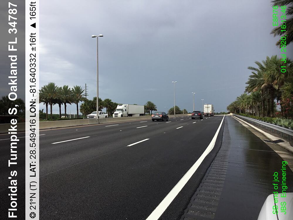 Southbound reconstruction of Florida’s Turnpike mainline in Orange County