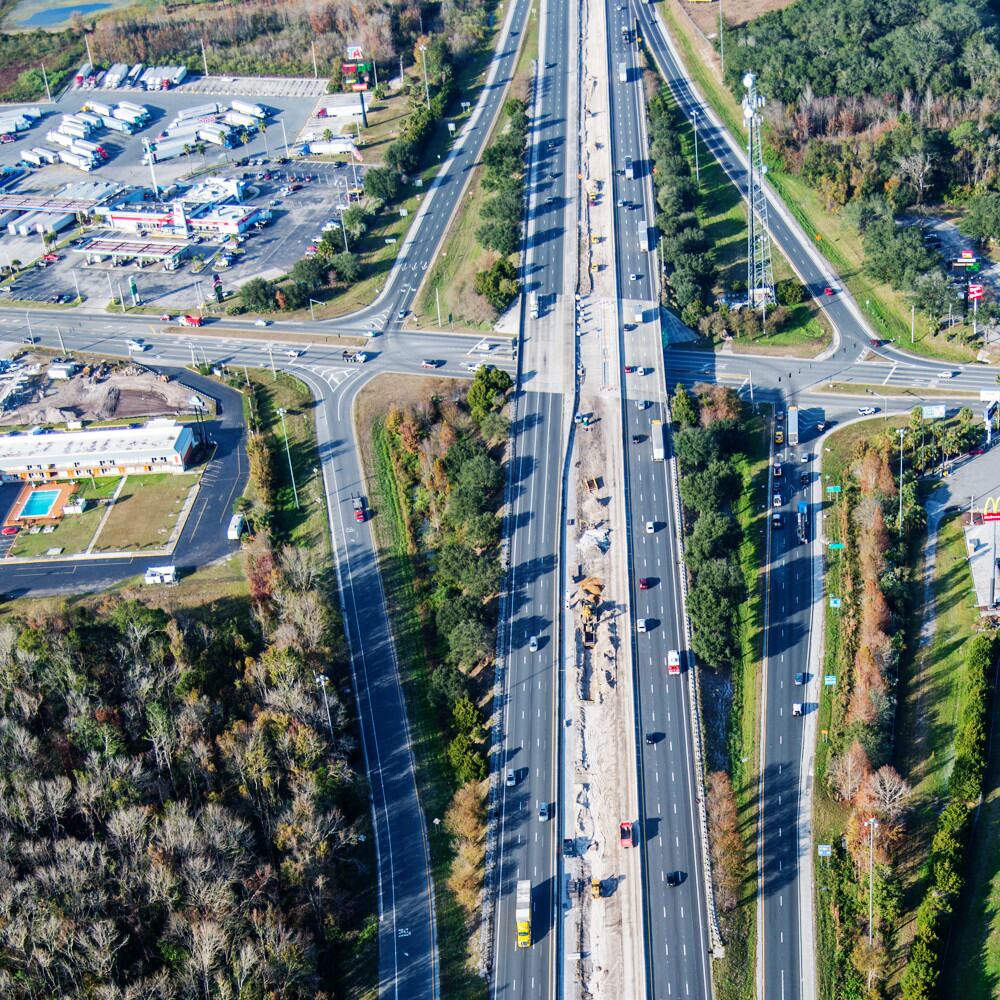 I-75 Wildwood interchange construction photo 3