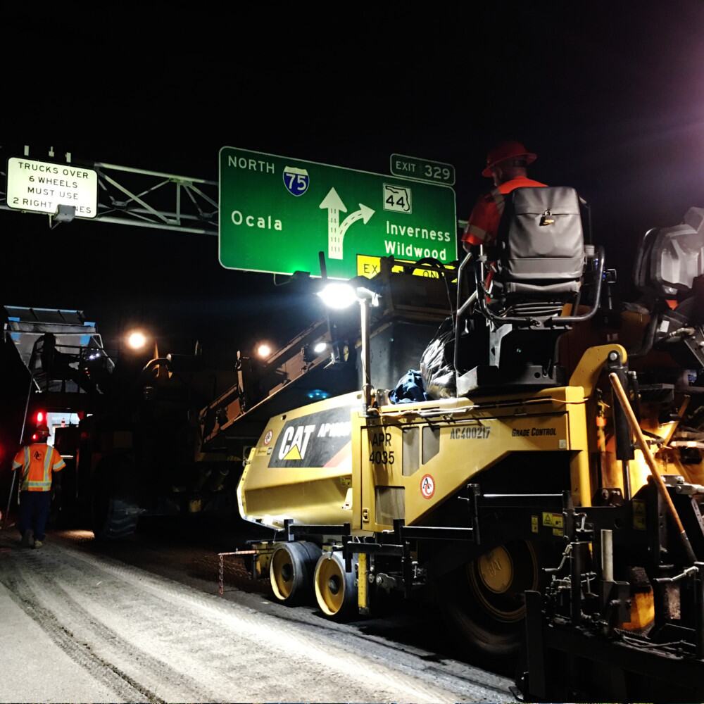 I-75 Wildwood interchange construction photo 4
